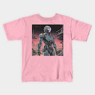 Cyberpunk Robot Kids T-Shirt